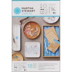 Martha Stewart Adhesive Fair Isle Dots Stencils (2 Sheet) (7 3/4 inches long x 5 3/4 inches wideAvailable in a variety of designs (each sold separately)Model MS032 271Imported )