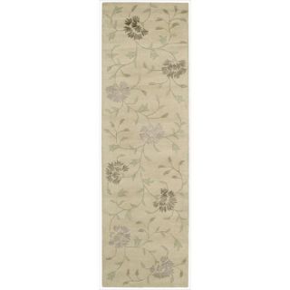 Nourison Hand tufted Oasis Scattered Floral Natural Rug (23 X 8)