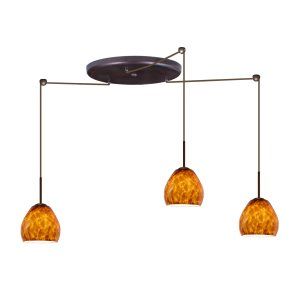 Besa Lighting BEL 3BW 412218 BR Bolla Pendant