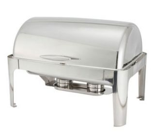 Winco 8 qt Full Size Madison Chafer w/ Stainless Frame, Roll Top