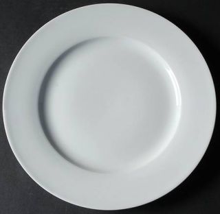 Ralph Lauren Club Porcelain Dinner Plate, Fine China Dinnerware   All White,Unde