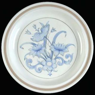 Royal Doulton Inspiration Salad Plate, Fine China Dinnerware   Lambethware,Blue