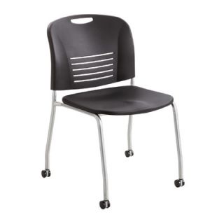 Safco Products Vy Stack Chair 4291BL / 4291GS / 4291LA Seat Color Black