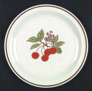 Nikko Vermillion Dinner Plate, Fine China Dinnerware   Stoneware,Brown Band,Cher