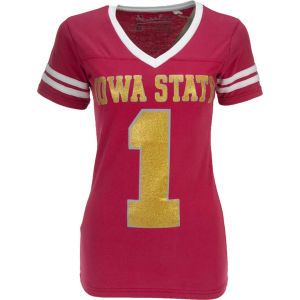 Iowa State Cyclones NCAA Womens Casey Vneck Jersey T Shirt