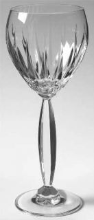 Mikasa Royalty Wine Glass   Clear,Vertical Cuts,Multisided Stem