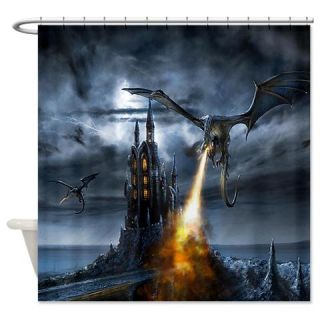  Dragon Fire Shower Curtain  Use code FREECART at Checkout