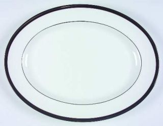 Wedgwood Reflection 15 Oval Serving Platter, Fine China Dinnerware   Fine Bone,