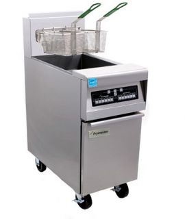 Frymaster / Dean Open Fryer Twin Baskets w/ Timer Controller 25 lb Oil Capacity Stainless LP