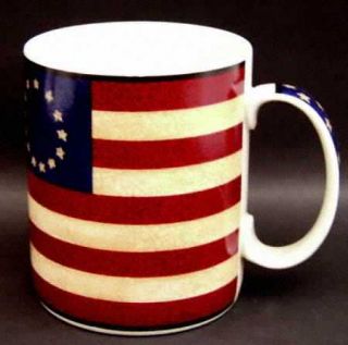 Coventry (PTS) Liberty Mug, Fine China Dinnerware   American & Colonial Flags On