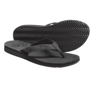 Teva Cozumel Sandals   Flip Flops (For Women)   BLACK (6 )