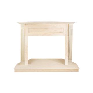 Comfort Flame Cabinet Corner Mantel   32in., Unfinished, Model# C32TU