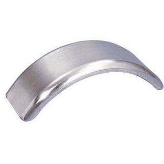 CE Smith Trailer Fender   25 3/8in. Long Paintable Galvanized Flat Top Round