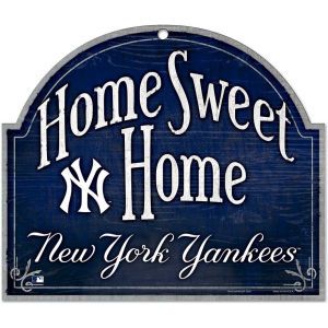 New York Yankees Wincraft Home Sweet Home Wood Sign