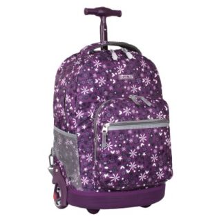 J World Sunrise Rolling Backpack   Purple (18)