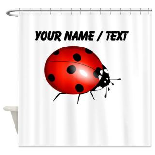  Custom Ladybug Shower Curtain  Use code FREECART at Checkout
