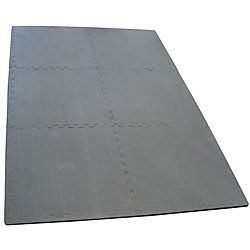 Charcoal 48 square foot Anti fatigue Eva Foam Exercise Mat
