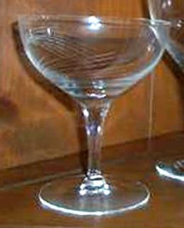 Fostoria Gossamer Champagne/Tall Sherbet   Stem #6068, Cut #852
