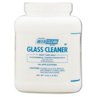 Diversey Beer Clean Glass Cleaner, Unscented, Powder, 4 Lb. Container (2 Pack)