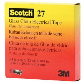 3m Scotch Glass Cloth Electrical Tapes 27   15074