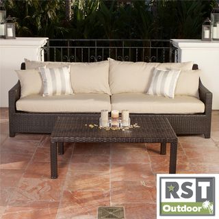 Rst Slate Sofa And Coffee Table Set Patio Furniture