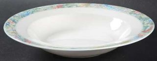 Mikasa Renoir Large Rim Soup Bowl, Fine China Dinnerware   Ultima Plus, Pastel F