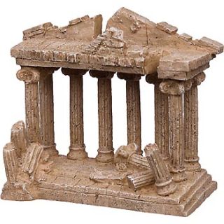 Medium Greek Temple Aquarium Ornament Ruins Collection