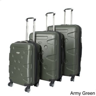 American Travel 3 piece Lightweight Hardside Spinner Upright Luggage Set With Tsa Lock (ABSFully lined with two divided interior compartments to properly organize travel needsWeight 29 inch upright (10.5 pound), 25 inch upright (9.2 pound), 20 inch carry
