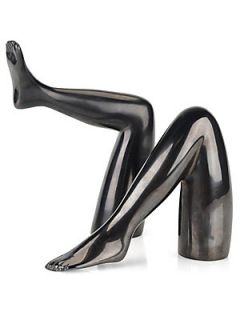 Kelly Wearstler Sculptural Legs, Set of 2   Gunmetal