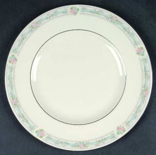 Royal Doulton Angelica Salad Plate, Fine China Dinnerware   Pink & Blue Flowers