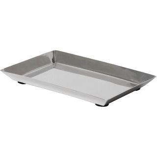 Polished Stainless Steel Soap Dish (SilverMaterials 18/8 grade stainless steelDimensions 3 inches wide x 5 inches longThe digital images we display have the most accurate color possible. However, due to differences in computer monitors, we cannot be res