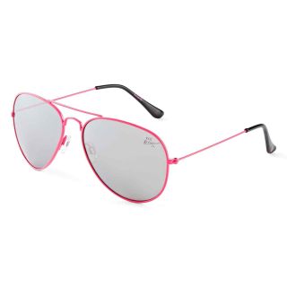 BETSEYVILLE Mirror Aviator Sunglasses, Pink, Womens