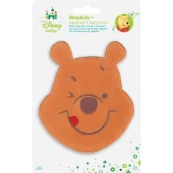 Disney Winnie The Pooh Smiling Pooh Iron on Applique