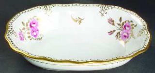 Royal Crown Derby Royal Pinxton Roses 9 Oval Vegetable Bowl, Fine China Dinnerw