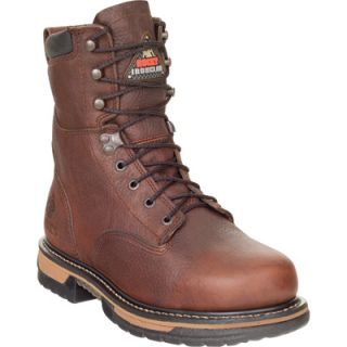 Rocky IronClad 8in. Waterproof Work Boot   Brown, Size 11 1/2 Wide, Model# 5693