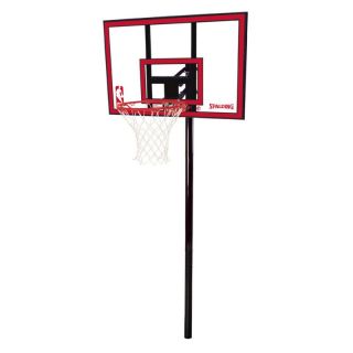 Spalding Inground 44 Inch Polycarbonate Basketball System Multicolor   88351