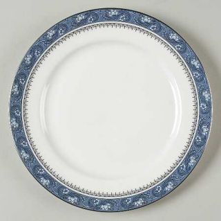 John Aynsley Blue Mist Salad Plate, Fine China Dinnerware   Light Blue Flowers,B