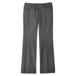 Merona Womens Doubleweave Flare Pant (Modern Fit)   Heather Grey   12 Short
