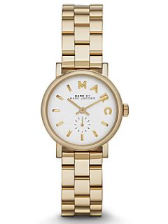 Marc by Marc Jacobs Baker Stainless Steel Bracelet Watch/Goldtone   Gold