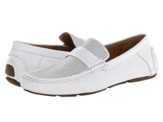 Calvin Klein Michael Mens Slip on Shoes (White)