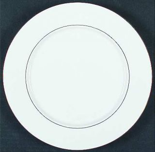 Royal Majestic DOr Dinner Plate, Fine China Dinnerware   8404,White,Gold Bands