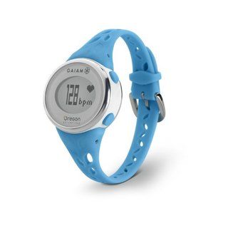 Oregon Scientific Blue Se331 Gaiam Zone Trainer 3 (BlueAllows for continuous heart rate monitoring to accurately measure the effectiveness of your workoutsDisplays digital time and calendar Easy to read LCD displayLarge characters Requires one CR2032 3V l