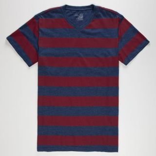 Rugby Notch Mens T Shirt Red/Blue In Sizes X Small, Medium, Xx Large
