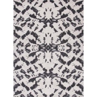 Modern Abstract Wool Tufted Area Rug (8 X 11)