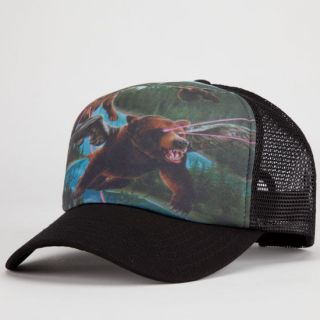 Lazer Bear Mens Trucker Hat Black One Size For Men 235140100