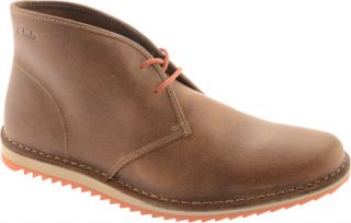 Mens Clarks Maxim Top   Tobacco Leather Boots