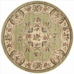 Nourison Chateau Green Rug (53 Round)