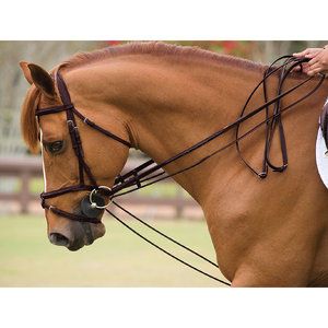 Walsh Rope Front Draw Reins Brown
