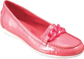 Womens Rockport Ashley Moc Chain   Bubblegum Patent PU Casual Shoes