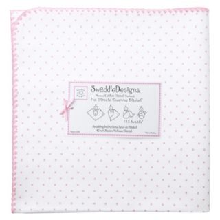 Swaddle Designs Ultimate Receiving Blanket   Pink Polka Dots